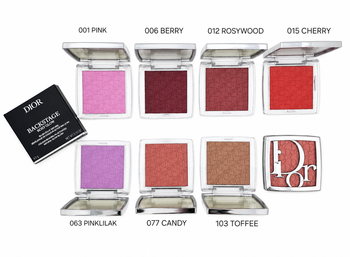 Dior Backstage Rosy Glow blushes.