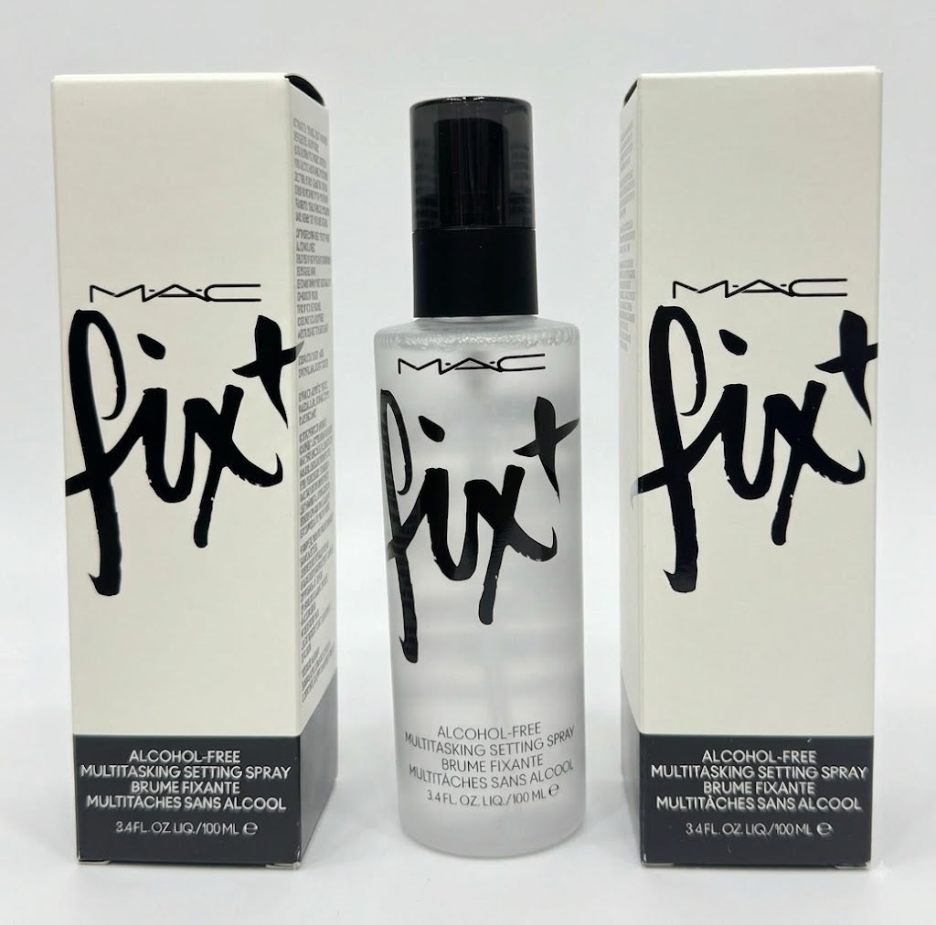 M·A·C Prep + Prime Fix+ Alcohol-Free Multitasking Setting Spray (100 mL / 3.4 fl oz).