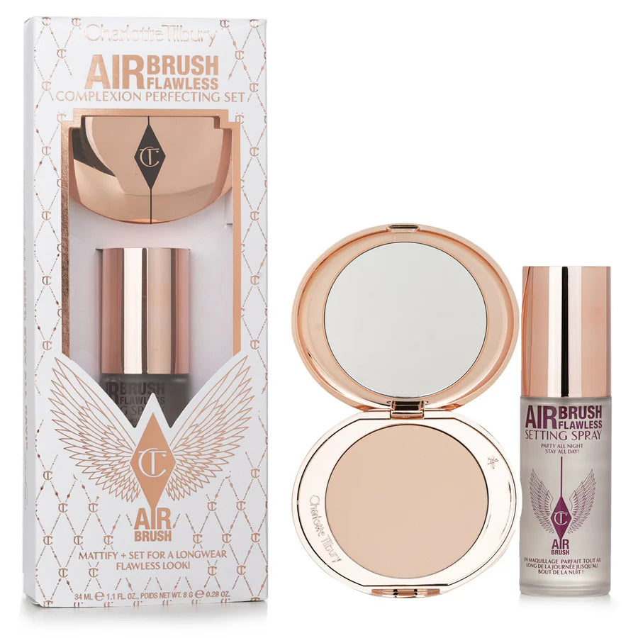 Charlotte Tilbury Airbrush Flawless Complexion Perfecting Set 2pcs