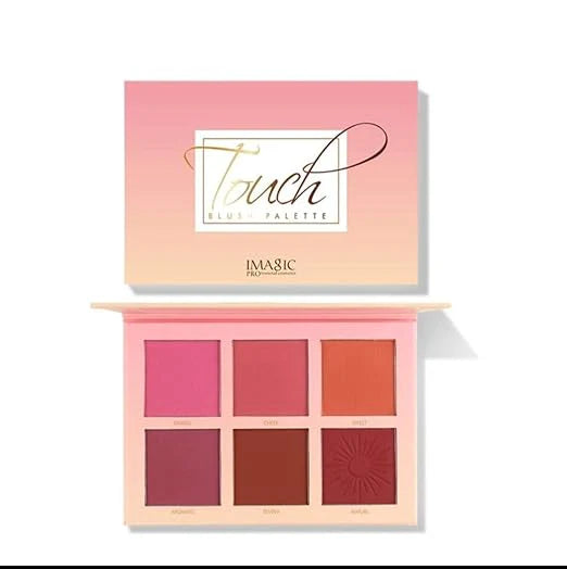 IMAGIC PROfessional Cosmetic Touch Blush Palette 6 Color