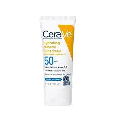 CeraVe Hydrating Mineral Sunscreen Broad Spectrum SPF 50 Face