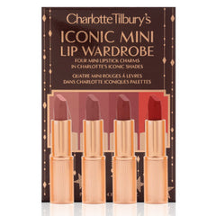 Charlotte Tilbury mini lipstick set.(Iconic Mini Lip Wardrobe)