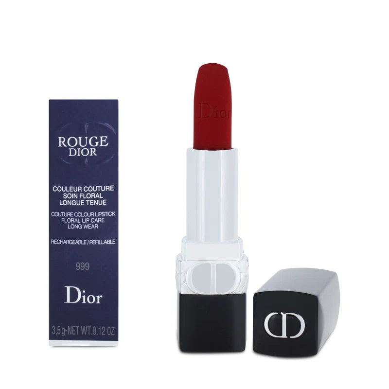Rouge Dior Couture Lipstick 999 Velvet — iconic Dior red